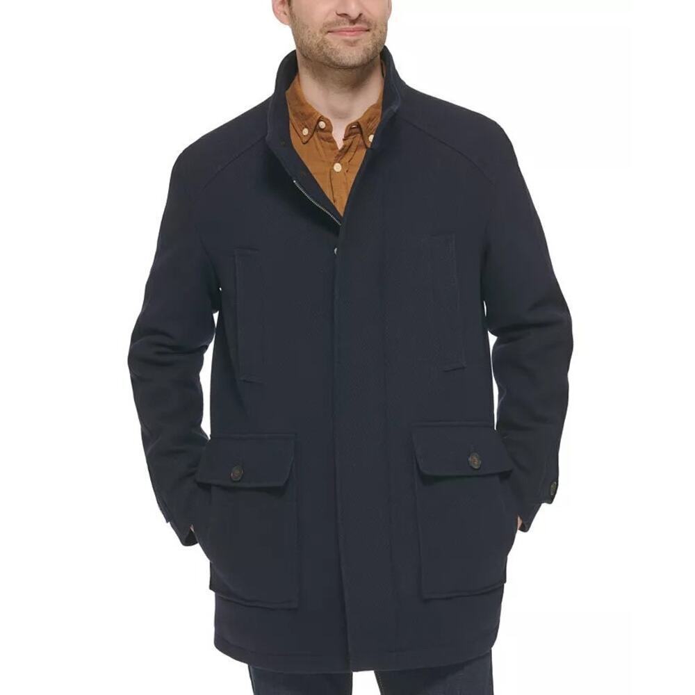 Cole Haan Signature Twill Field Jacket Coat Long Sleeve Black Size Small NWOT